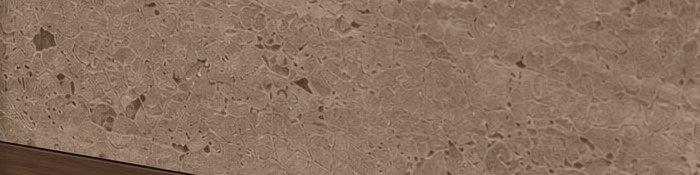 Travertine detail showing the stone’s natural pores, from a render